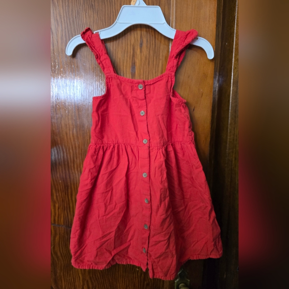 H&M Red Dress Girls 6